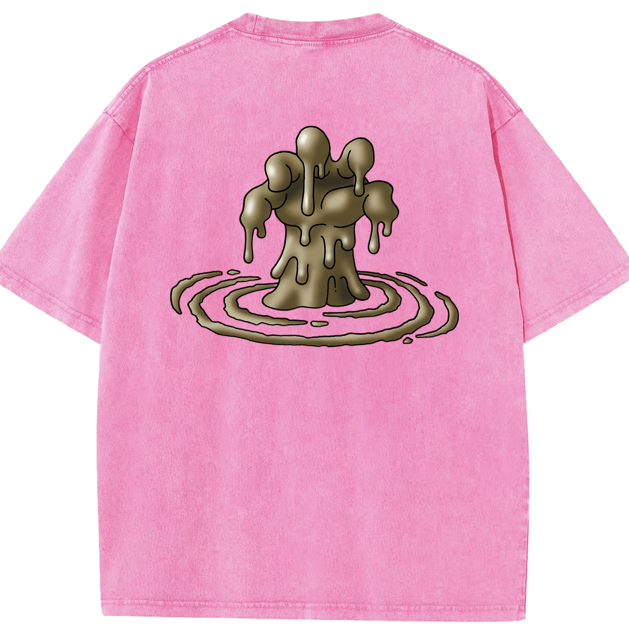 （画像用） ドラゴンクエスト Doragon Kuesuto Dragon Quest 綿100% ヴィンテージ風 半袖Tシャツ（背面プリント）